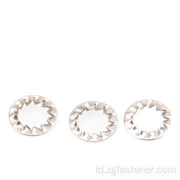 DIN6798 Stainless Steel Internal Teeth Tigi Tergeri Kunci Washer